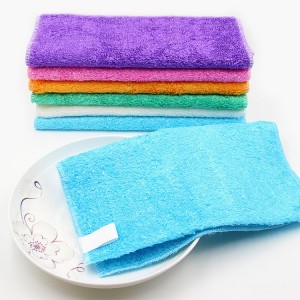 Dapur Tekstil Dishwashing beberesih Supplies Rumah Tangga Kapas Rag Decontamination Nyerep Cai