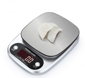 แท่นชั่ง Lcd Stainless Steel 5 Kg Weight Measuring Electronic Weighing Digital Food Kitchen Scale