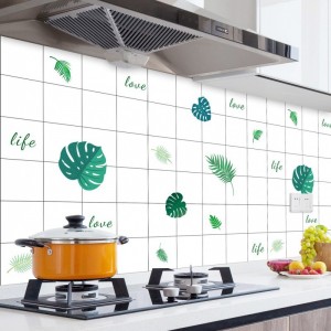 Самоклеящаяся кухонная высокотемпературная варочная панель, шкаф, дымовая стена, влагостойкая водонепроницаемая масляная наклейка