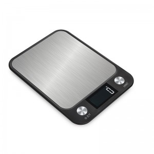 Platvorm LCD roostevabast terasest 5 kg kaalumõõtev elektrooniline kaalumine digitaalne toidu köögikaal