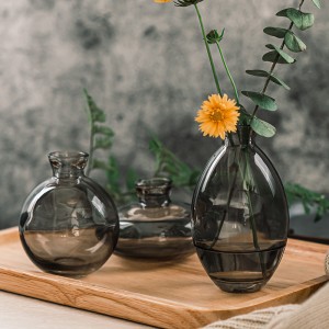 Home Decor Terária s čirou skleněnou vázou