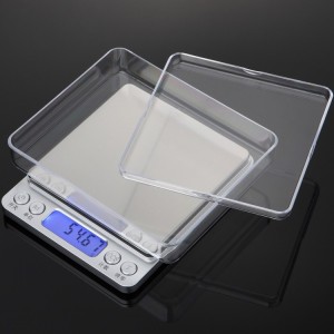 Platforma LCD od nehrđajućeg čelika 5 kg za mjerenje težine Elektronsko vaganje Digitalna kuhinjska vaga