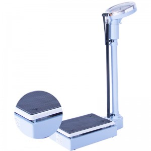 Produk Baru Pengukur BMI Elektronik Ultrasonic 500kg Standing Digital Medical Weight Height Balance