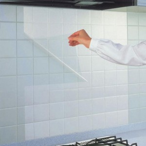Pegatinas de pared impermeables Pegatinas para azulejos de pared de baño contra salpicaduras de cocina