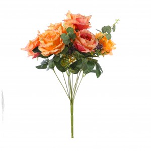 Se ve realista Flores de alta simulación Flores El pétalo toca como una rosa artificial reall