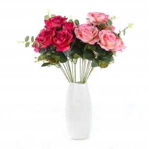 bunga simulasi tinggi terlihat seperti aslinya bunga sentuhan kelopak seperti mawar buatan asli