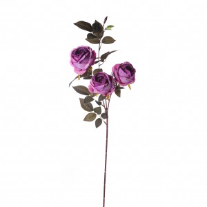 mazzi di simulazione di alta qualità di rose francesi per feste di matrimonio, oggetti di scena per la fotografia di famiglia, decorazione di fiori combinati