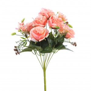 Çin Üreticisi Simülasyon Çiçek Tutma Düğün PE Gül Tutma Buketleri Düğün Tutma Çiçekleri Düğün Yapay Gelin Çiçek Tutma