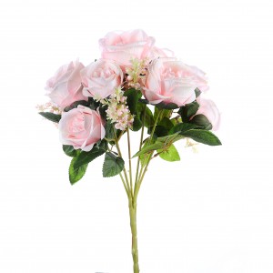 Fabricante de China Simulación de flores para bodas PE Rosas para bodas Ramos de flores para bodas Novia artificial para bodas con flores