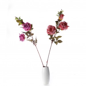 Bouquets de simulation de haute qualité de roses françaises fête de mariage accessoires de photographie de famille décoration combinaison fleurs