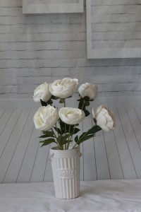 कृत्रिम पेनी प्लास्टिक कृत्रिम फुले हाताने बनवलेली फुले घरगुती हॉटेल शॉपिंग मॉल सजावट घाऊक गुलाब कृत्रिम