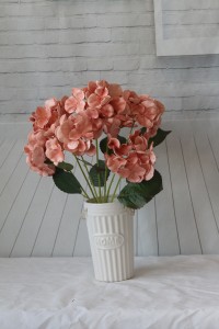 תחושת לחות פרחים הדמיית הידראנגאה בסגנון אירופאי פרחים יוקרתיים שולחן קישוט סידור פרחים