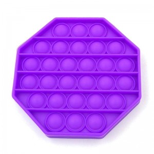 Brinquedo de alívio de estresse de silicone Push pop pop Simple Dimple Bubble Squeeze Sensory Fidget Conjunto de brinquedos para crianças