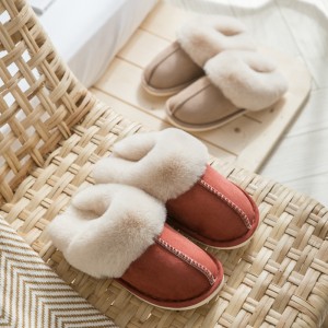 Dámske slidery Milenecké domáce bavlnené papuče Plyš jeseň a zima horúce dámske protišmykové bavlnené topánky veľkoobchod