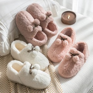 Pliušiniai medvilniniai batai patalpose namuose šilti patogūs medvilniniai batai poroms nekvepia kojos miegamasis medvilninės šlepetės didmeninė prekyba