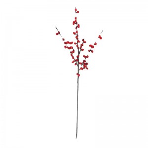 Rote Frucht Glücksfruchtsimulation Blumendekoration Winter Wohnzimmerdekoration Akazienbohnen handgefertigte DIY-Anzeige