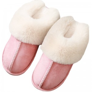 Ladies sliders Lovers' Home Cotton Slippers Plush Autumn and Winter Hot Women's Non slip Cotton Shoes Wholesale