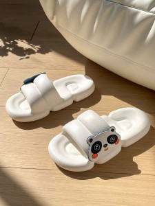 Fødderne føles kølige hjemmesko til kvindelige dejlige tegnefilmskanin om sommeren, indendørs elskere sandaler med tyk sål