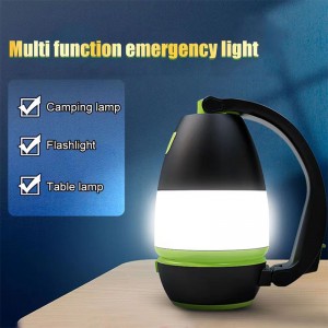 Multifunctional foldable USB desk light camping light