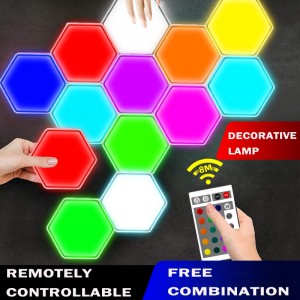 Baýramyň içerki bezegi LED Touch kommutator öýjükli RGB sim çyrasy