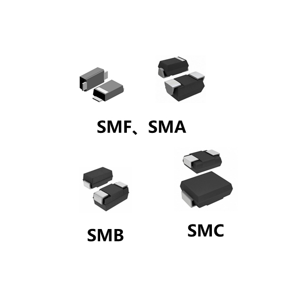 Augstas kvalitātes ātras atkopšanas diode SMF/SMA/SMB/SMC