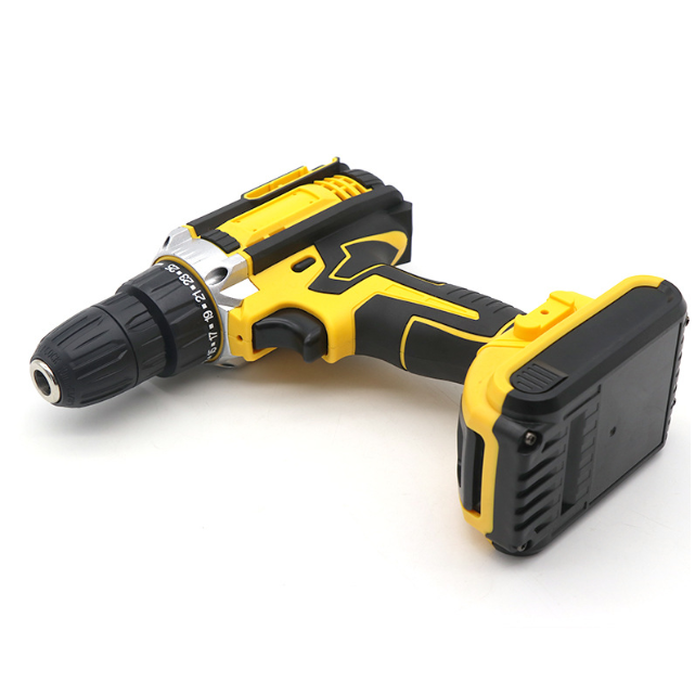 Cordless Drill Kit 13mm Electric Impact Power ark mei fariabele snelheid foar DIY - YSCD21V-103