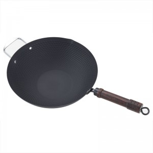 YUTAI 30-34 cm u obliku saća wok sa drvenom ručkom