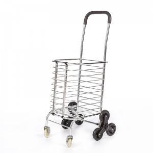 DuoDuo Folding Shopping Cart DG1004 with Tri-Wheels
