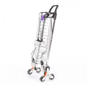 DuoDuo Shopping Cart DG1015 With 3 Swivel Wheels & Removable Canvas Bag
