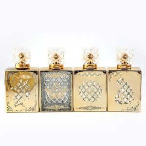 Nowy projekt zakręcanej butelki perfum 50 ml luksusowej butelki perfum