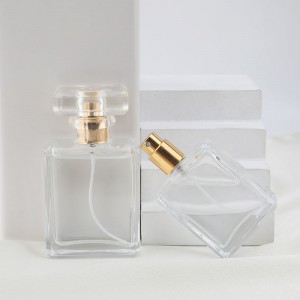 Ampolla de vidre de perfum de cargol de forma quadrada de 30/50/100 ml