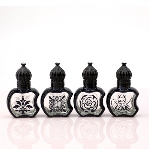 Buy Best Egyptian Perfume Bottles Wholesale Manufacturers –  10ML roll-on oil glass bottle new apple uv engraving hot design – Hongyuan