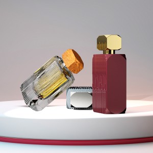 עיצוב מקורי קרימפ צוואר ספריי בקבוק בושם 50 מ"ל בקבוק בושם זכוכית
