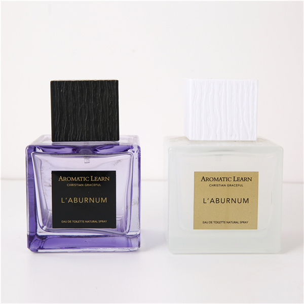 small purple square perfume bottle Featured Image