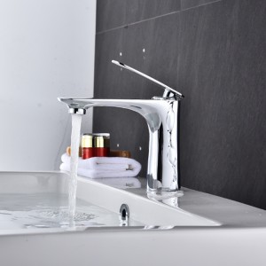 Skoonheidsversiering pasgemaakte sanitêre badkamerwasbakkraan met tupe