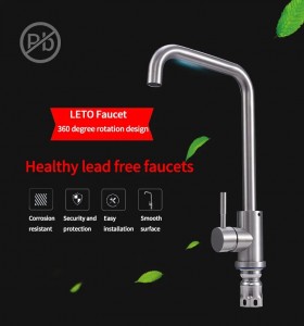 360 Libreng Rotary 304 Stainless Steel Faucet