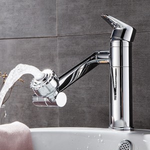 Multi-Directional Free rotating Faucet ສໍາລັບຫ້ອງນ້ໍາແລະຫ້ອງນ້ໍາ