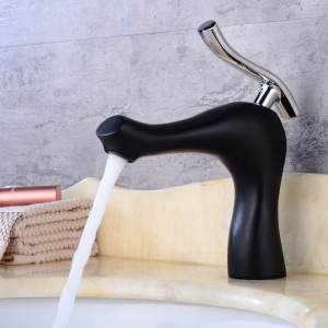 Basin Brass Faucet Single Handle Face Wash Basin yeBathroom