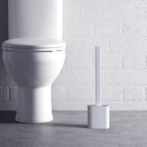 Mabulukon nga Deep Cleaning Flexible Household Bathroom Soft taas nga kalidad nga Plastic Silicone Toilet Brush
