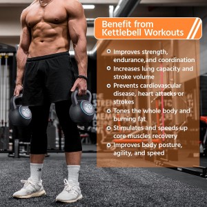 Kettlebell 4-Piece Kettlebell Set Exercise Fitness Kettlebells Weight Set Grip Wide Handle & HDPE Bottom for Women & Men Full Body Workout & Strength Training,Include 5lb, 10lb, 15lb, 20lb