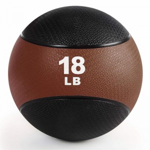 Medicine Ball – Non-Slip Rubber Shell & Dual Texture Grip – Workout Exercise Ball for Core Strength, Balance Training, Coordination Fitness – Multiple Weights & Colors