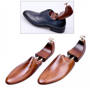 1 Pasangan Vintage Shoe Tree Pine Wood Shoes Stretcher