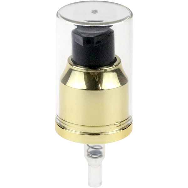 Pompă pentru cremă netedă din plastic, cosmetică colorată, 18/410, 20/410, 24/410, pompă de tratament