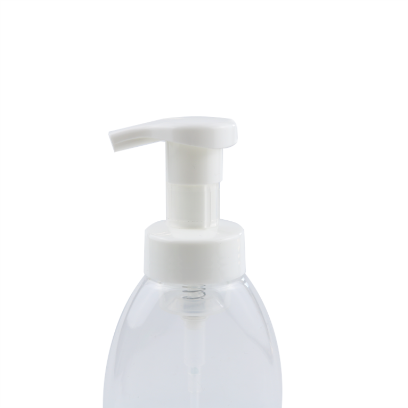 Warna Putih Pam Buih Plastik 42MM Syampu Pam Cecair Dalam Spring Bahan PP Solek Pam Penggunaan Kosmetik Untuk Botol