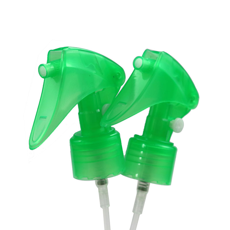 Anpassad färgglad plast mini trigger spraypump mus spruta faktura fabrikspris för flaska 24/410 28/410 trigger leverantörer