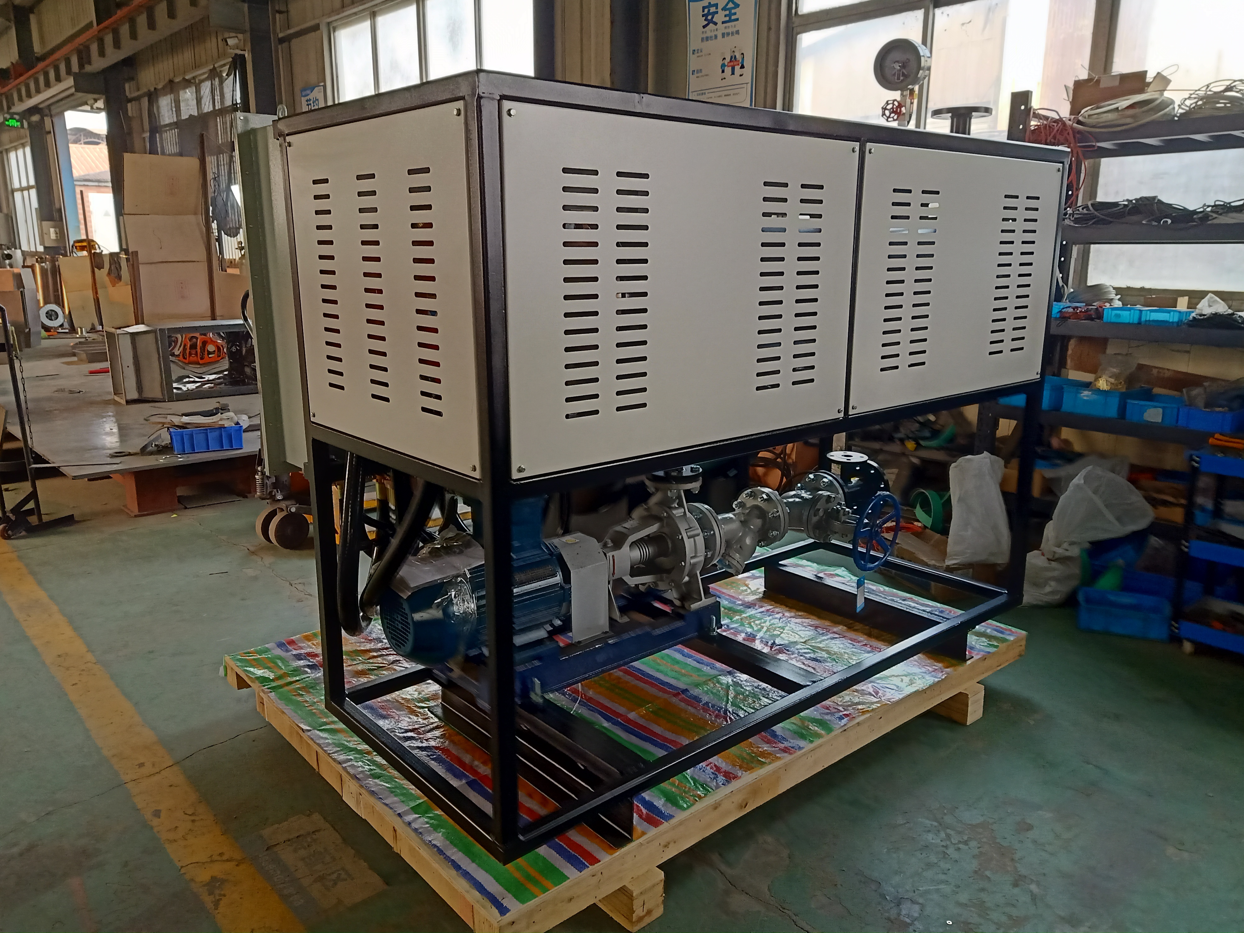 The operation of thermal oil heater