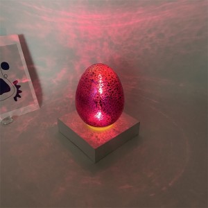 Decoración de vidro de Pascua 2022 ovos de Pascua con luces led