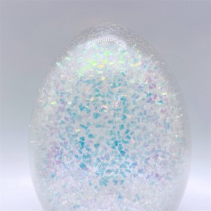 Z výroby dodávané skleněné ozdoby na velikonoční vajíčka