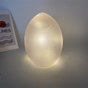 Velikonočna 2022 steklena dekoracija velikonočnih jajc z led lučkami