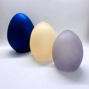 Пасха 2022 стеклянные украшения пасхальные яйца со светодиодной подсветкой